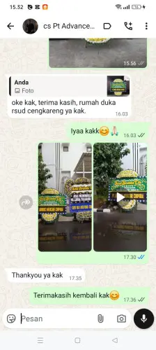 Testimonial Papan Bunga Pernikahan ancolmekar