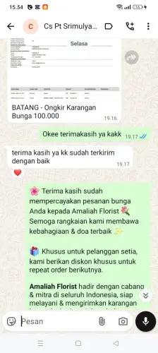Testimonial Papan Bunga ancolmekar